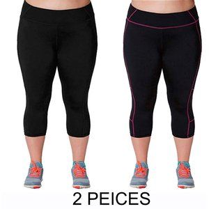 JUXU Sport Women's Plus Performance Capri Legging